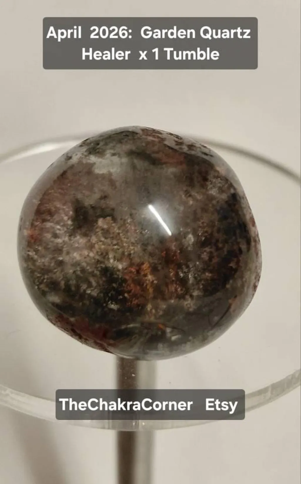 Garden Quartz (Lodolite) Tumble Stones