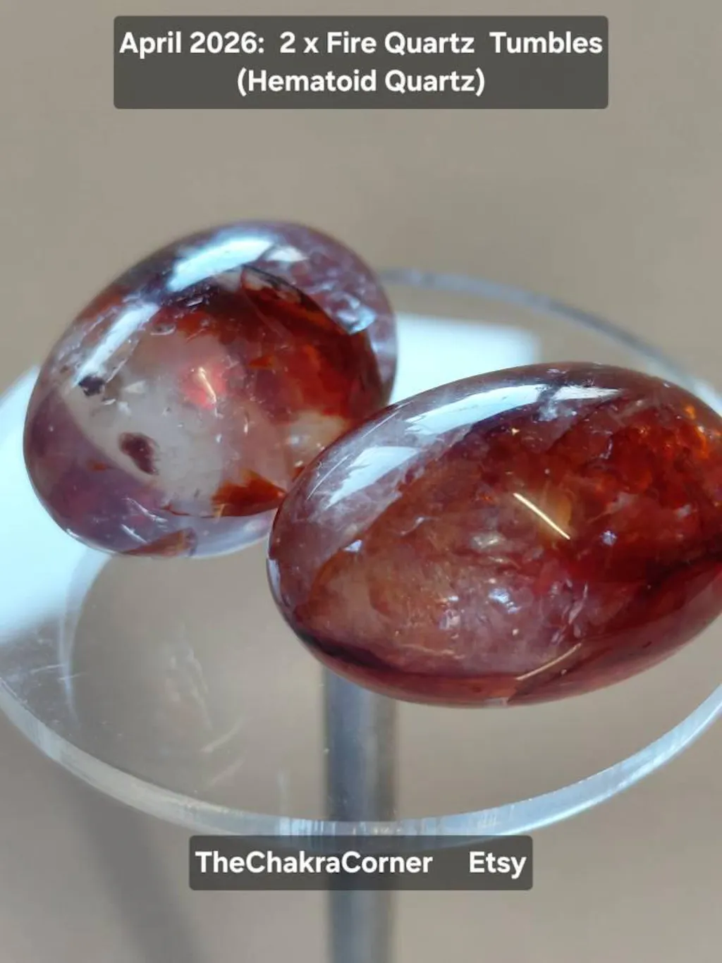 Fire Quartz Tumble