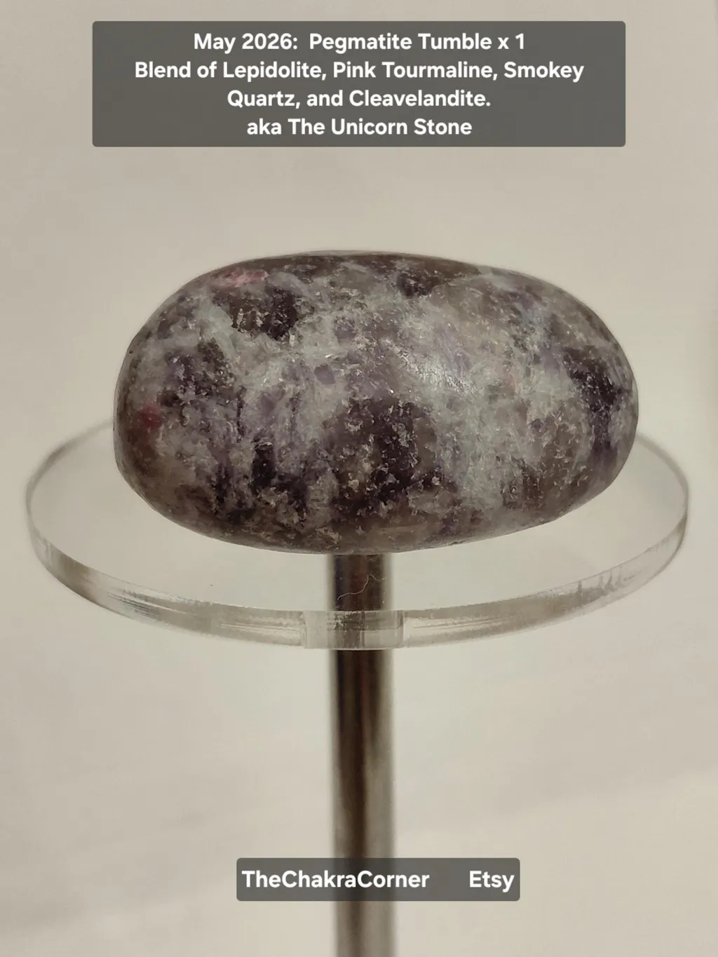 Unicorn Stone Tumble Stone (Pegmatite)