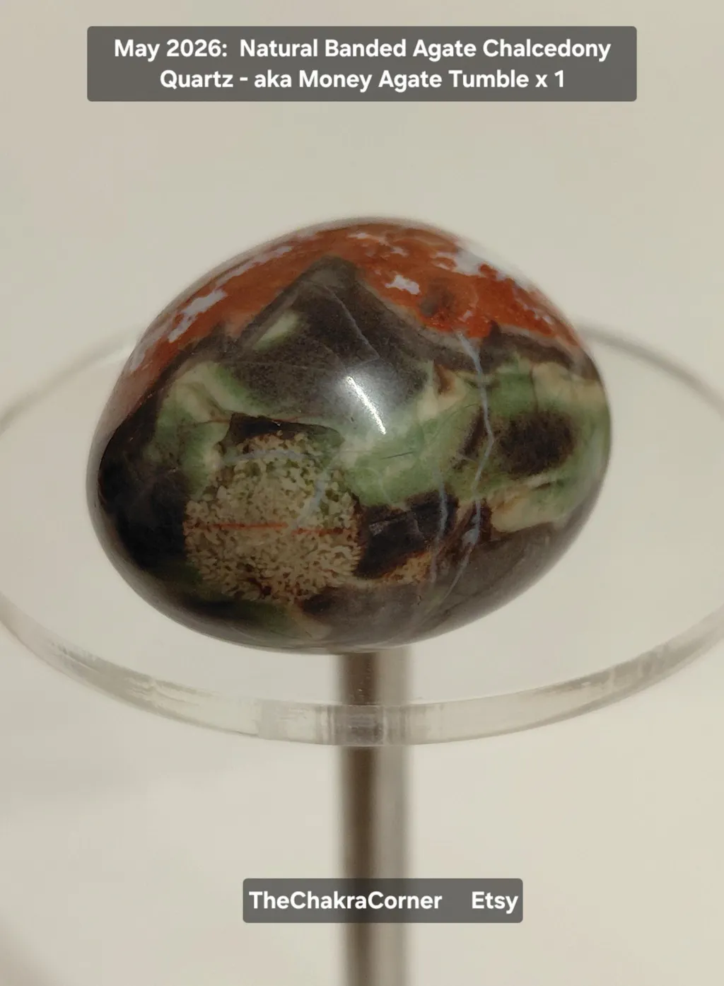 Money Agate Tumble Stones