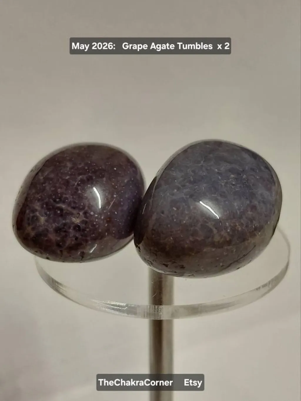 Grape Agate Tumble Stones