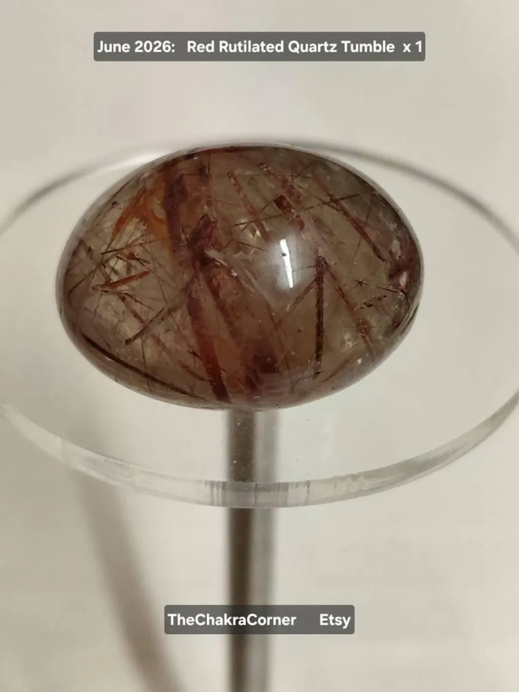 Red Rutile Tumble Stones