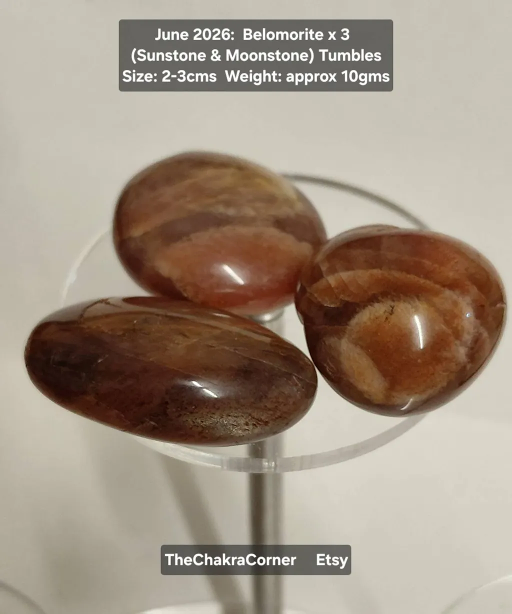 Belomorite (Sunstone & Moonstone) Tumble Stones