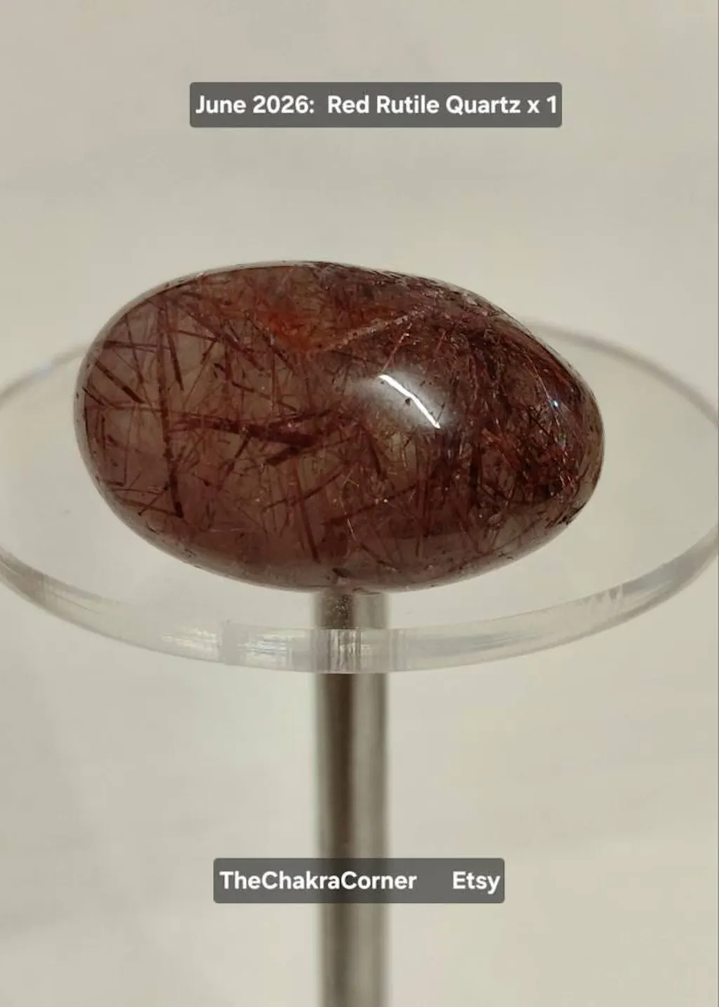 Red Rutile Tumble Stones