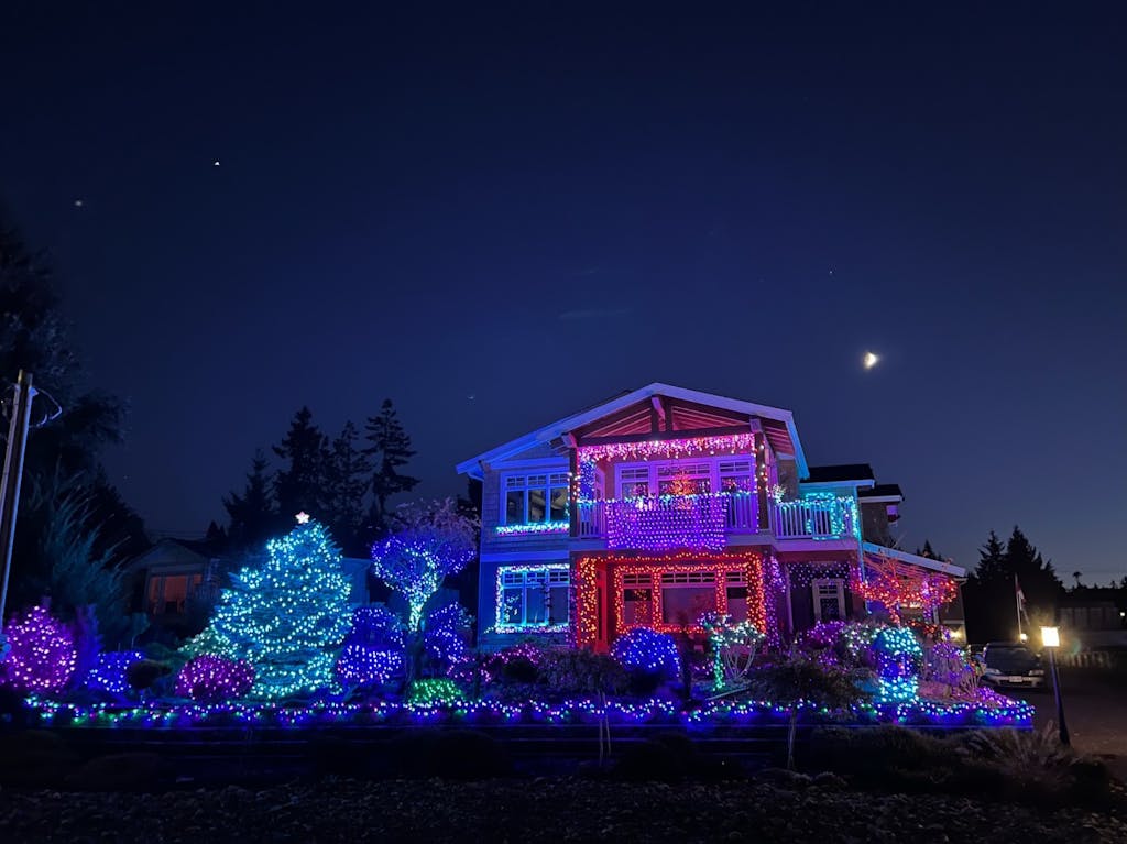 5mm Teal LED Christmas Lights, 70 Bulbs, 4" Spacing The Christmas