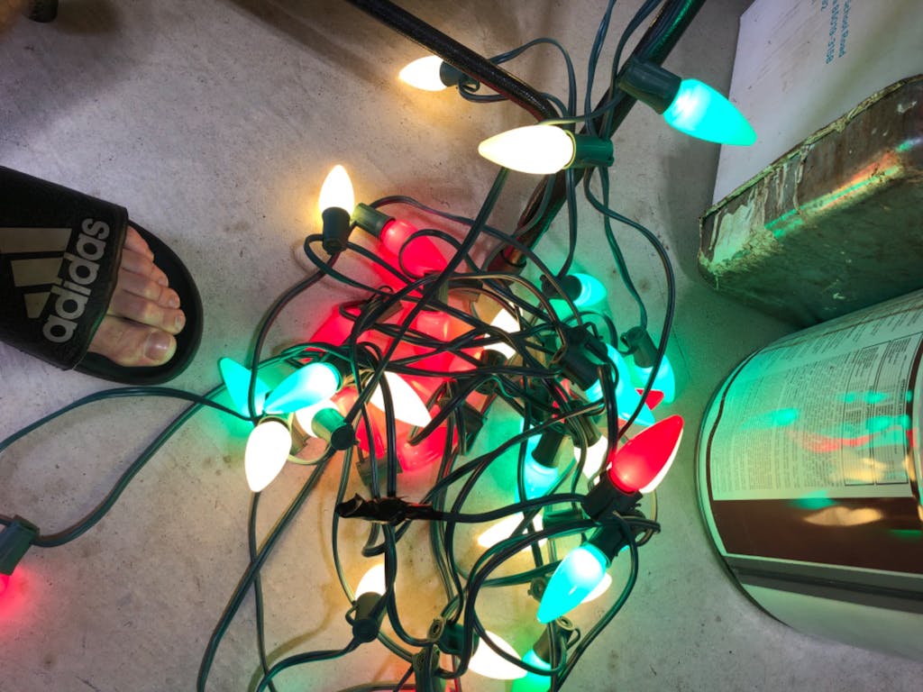 C9 Warm White LED Christmas Light Bulbs, Opaque, Pack of 25 The