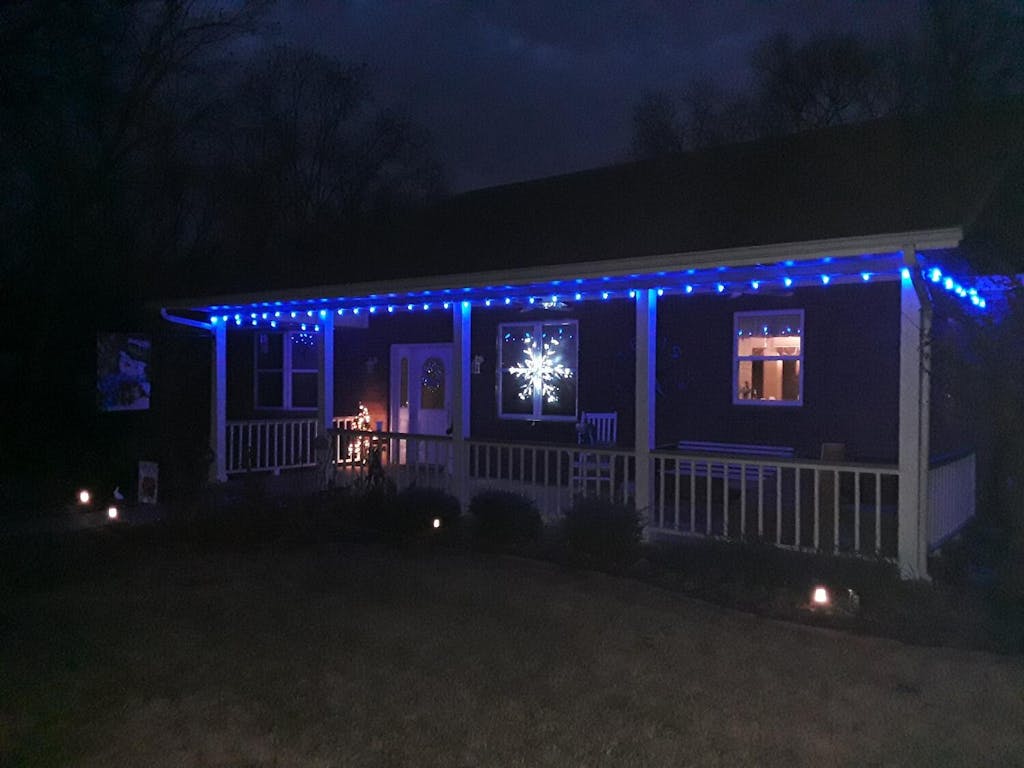 C7 Blue LED Christmas Light Bulbs, Opaque, Pack of 25 The Christmas