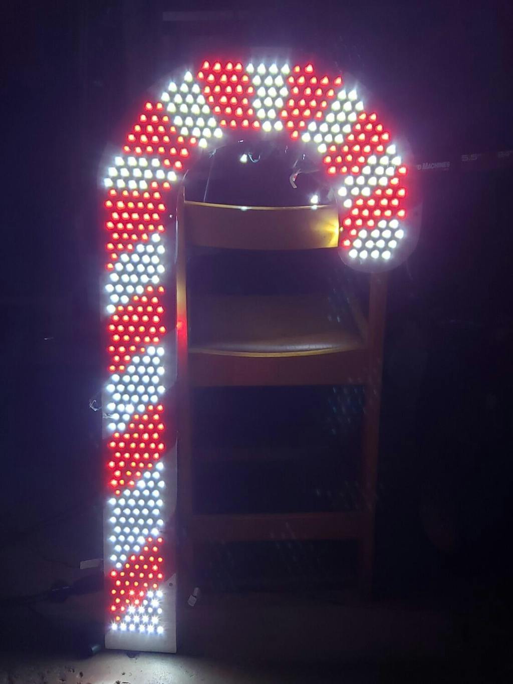 Commercial 5mm Cool White LED Christmas Lights, 25 Bulbs, 4" Spacing