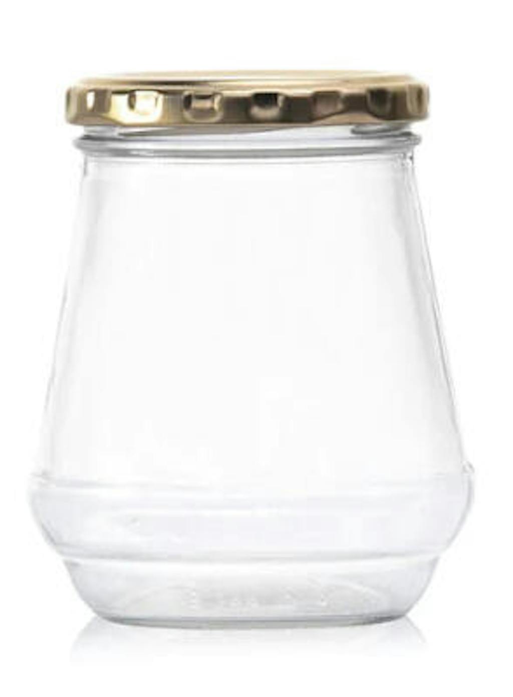 Consol Glass Jam Jar 375ml With Gold Lid 24 Carton Pack — The Consol