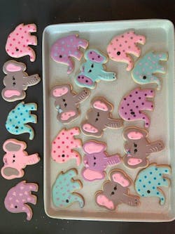 Elephant Face Cookie Cutter 3 3/4"