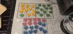 Mini Conversation Heart Cookie Cutter and Stamps