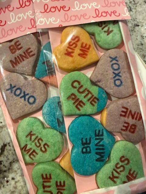 Mini Conversation Heart Cookie Cutter and Stamps