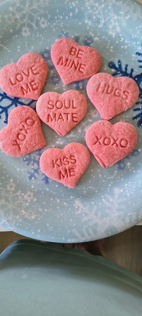 Mini Conversation Heart Cookie Cutter and Stamps