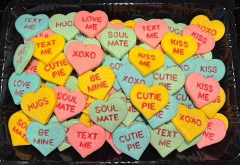 Mini Conversation Heart Cookie Cutter and Stamps