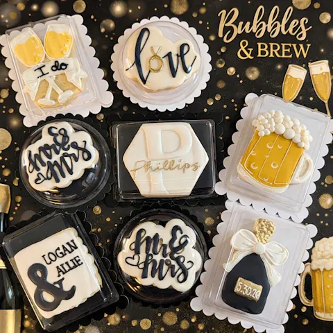 Rectangle Scallop Backer and Capsules - pack of 25