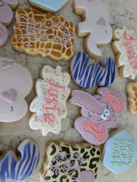 Elephant Face Cookie Cutter 3 3/4"