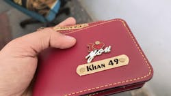 Personalized Wallet & Keychain Gift Set