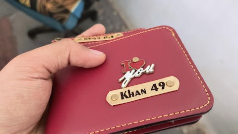 Personalized Wallet & Keychain Gift Set