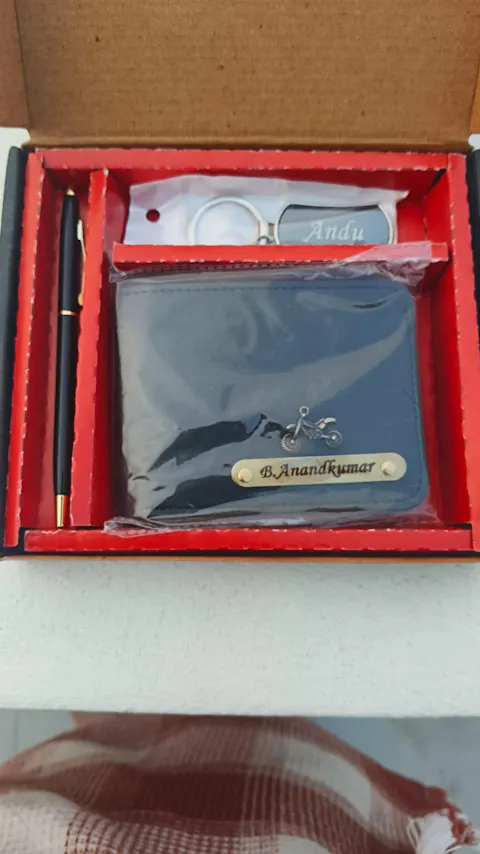 Men's Wallet Combo - Wallet + Keychain + Pen