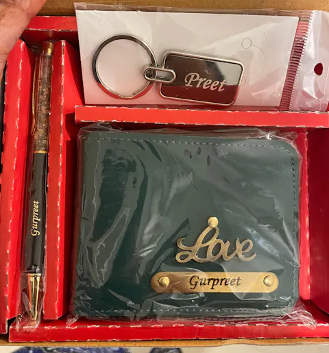 Men's Wallet Combo - Wallet + Keychain + Pen