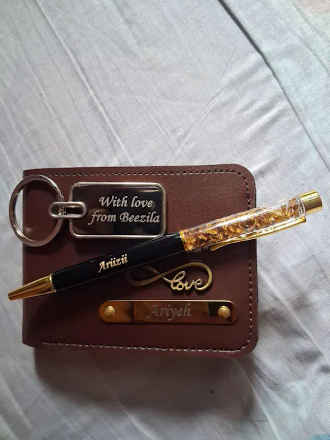 Men's Wallet Combo - Wallet + Keychain + Pen