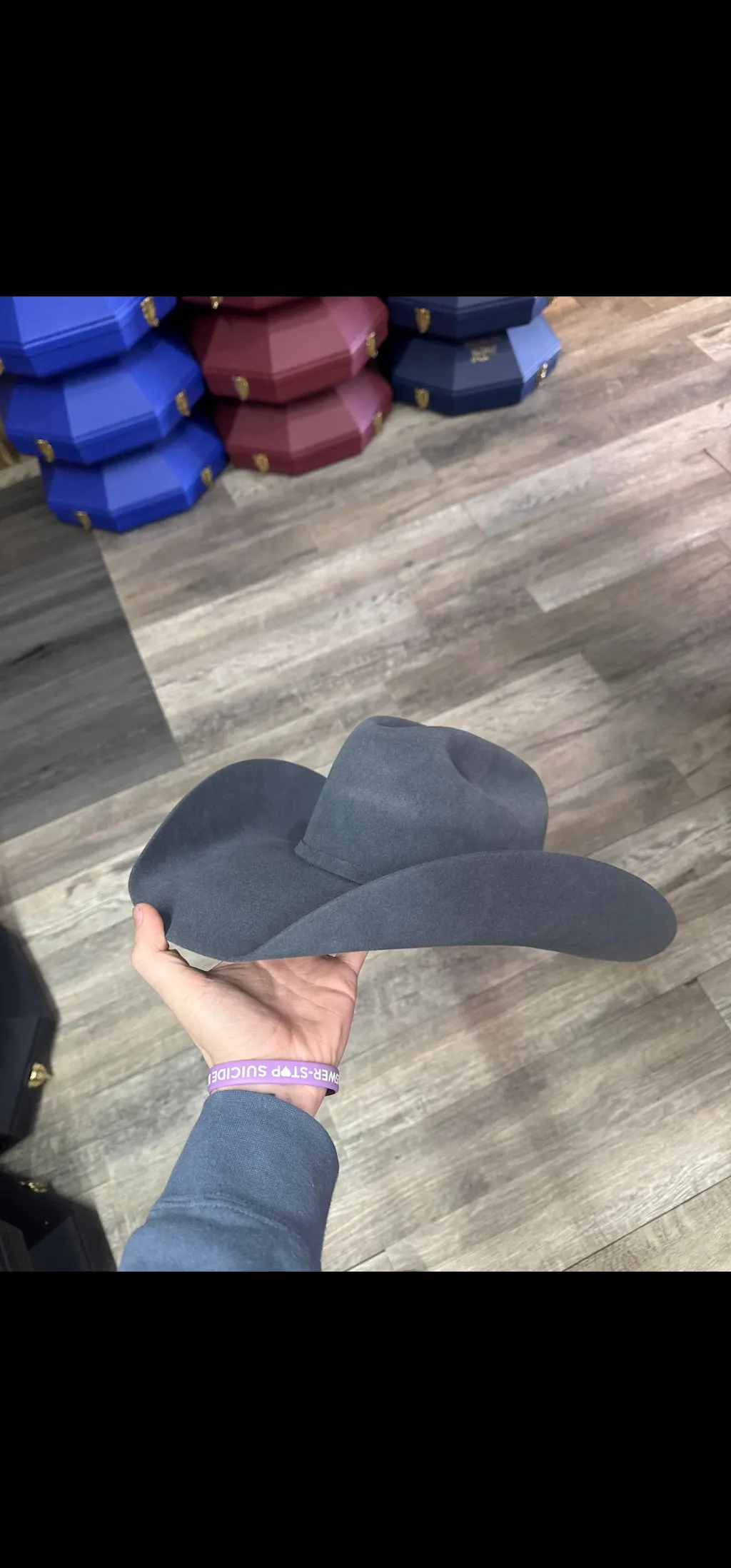 New! Rodeo King 7X Hat Pro Black