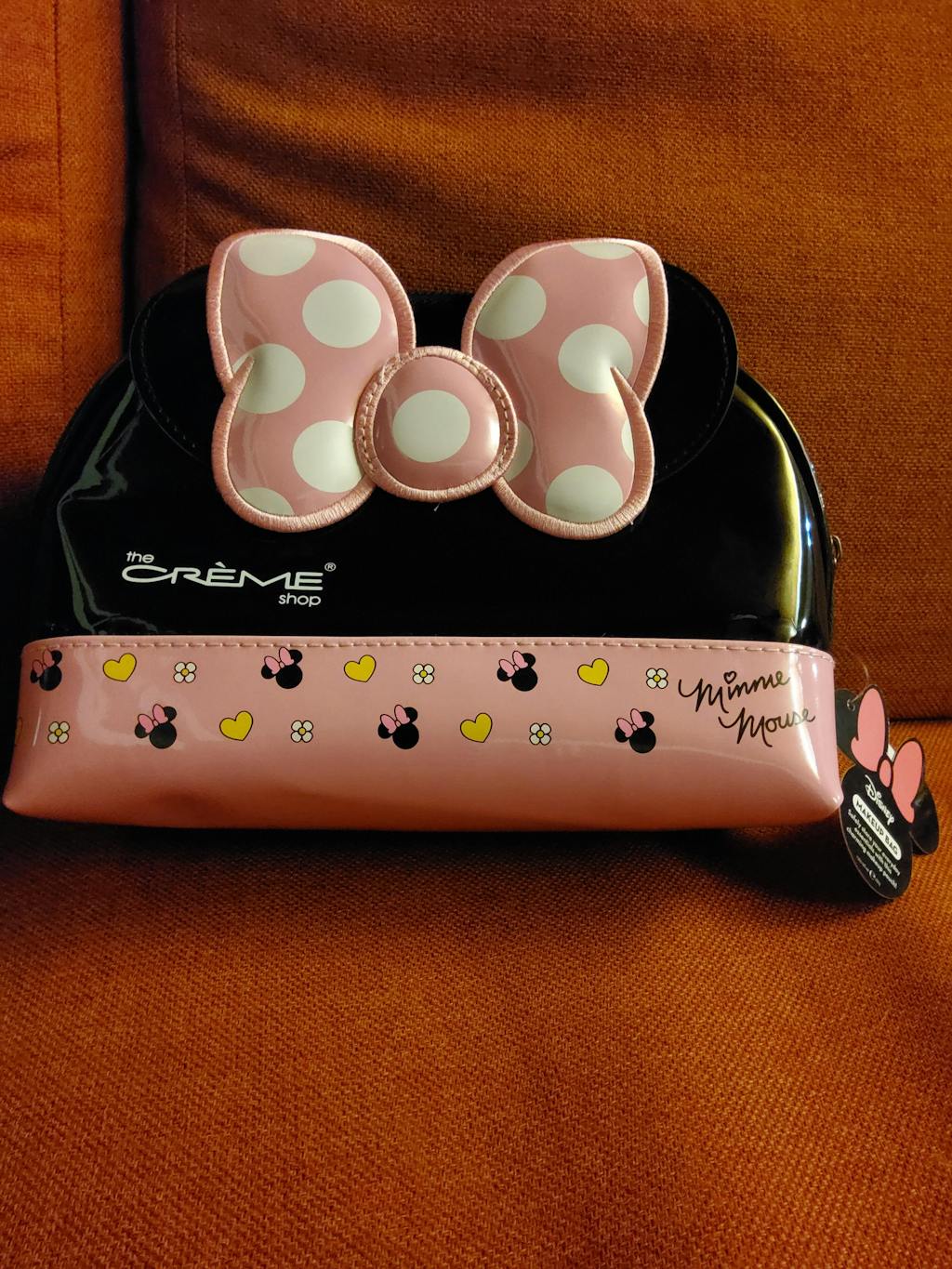 Minnie Mouse Dome Travel Pouch (Pink) The Crème Shop