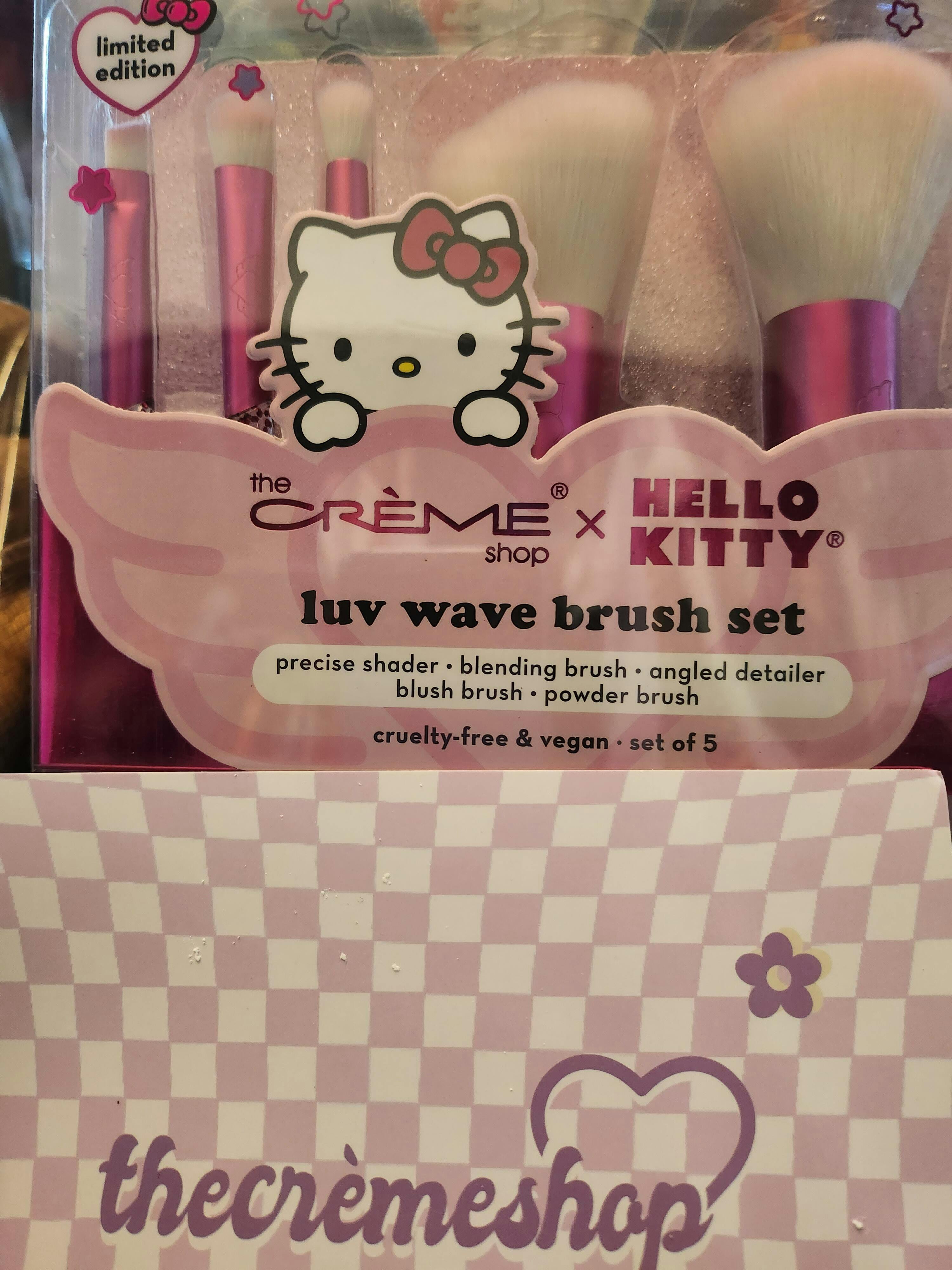 Hello Kitty Luv Wave Brush Collection Set Of 5 The Crème Shop