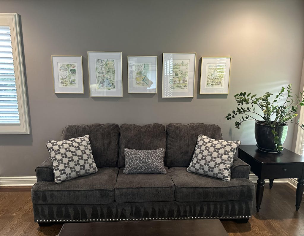 16" x 20" Deluxe Brass Gold Aluminum Contemporary Picture Frame, 11" x 14" Matted