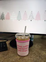 Coffee Books Dogs Drink Sleeve