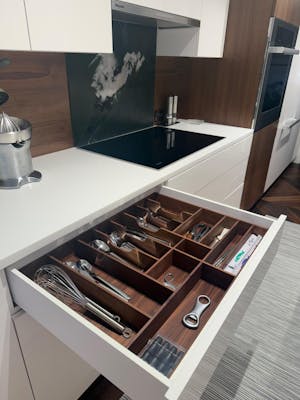 Knife Drawer Organizer, Walnut