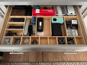 Utensil Drawer Organizer, Maple