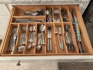Silverware Drawer Organizer, Maple