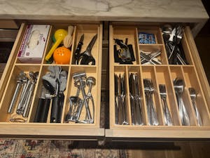 Utensil Drawer Organizer, Maple