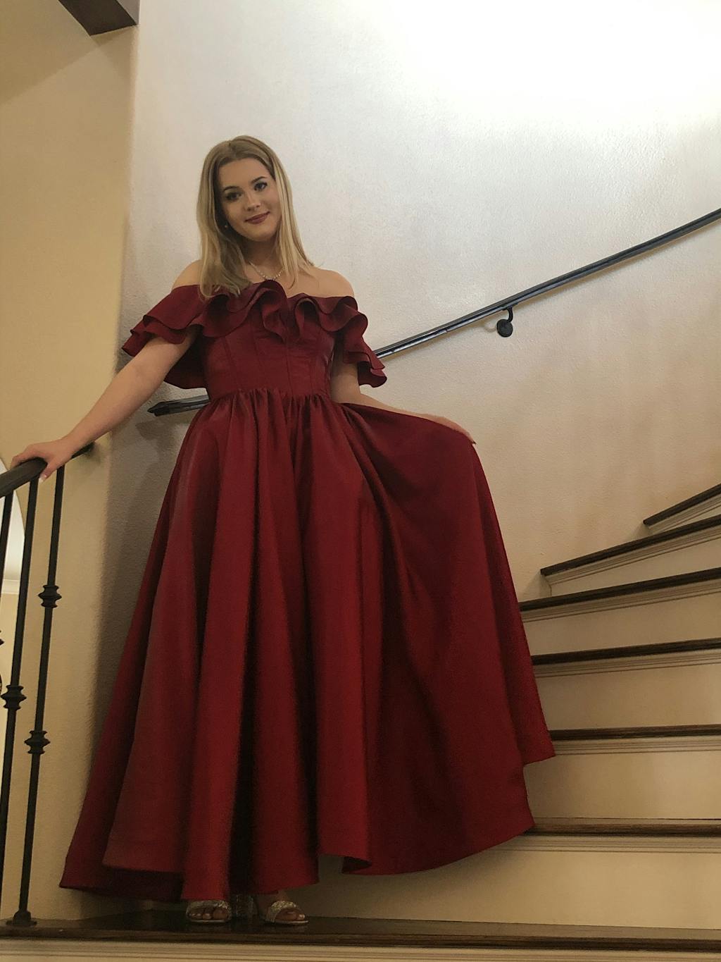 Talia Ruffled Off Shoulder Prom Dress Elia Boutique