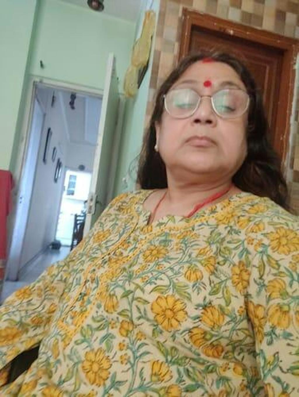 "Rangrez" Hand Embroidered Block Printed Cotton kurta