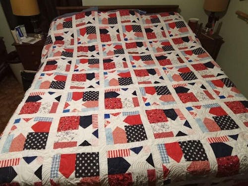 Star Spangled Quilt Pattern For Beginners