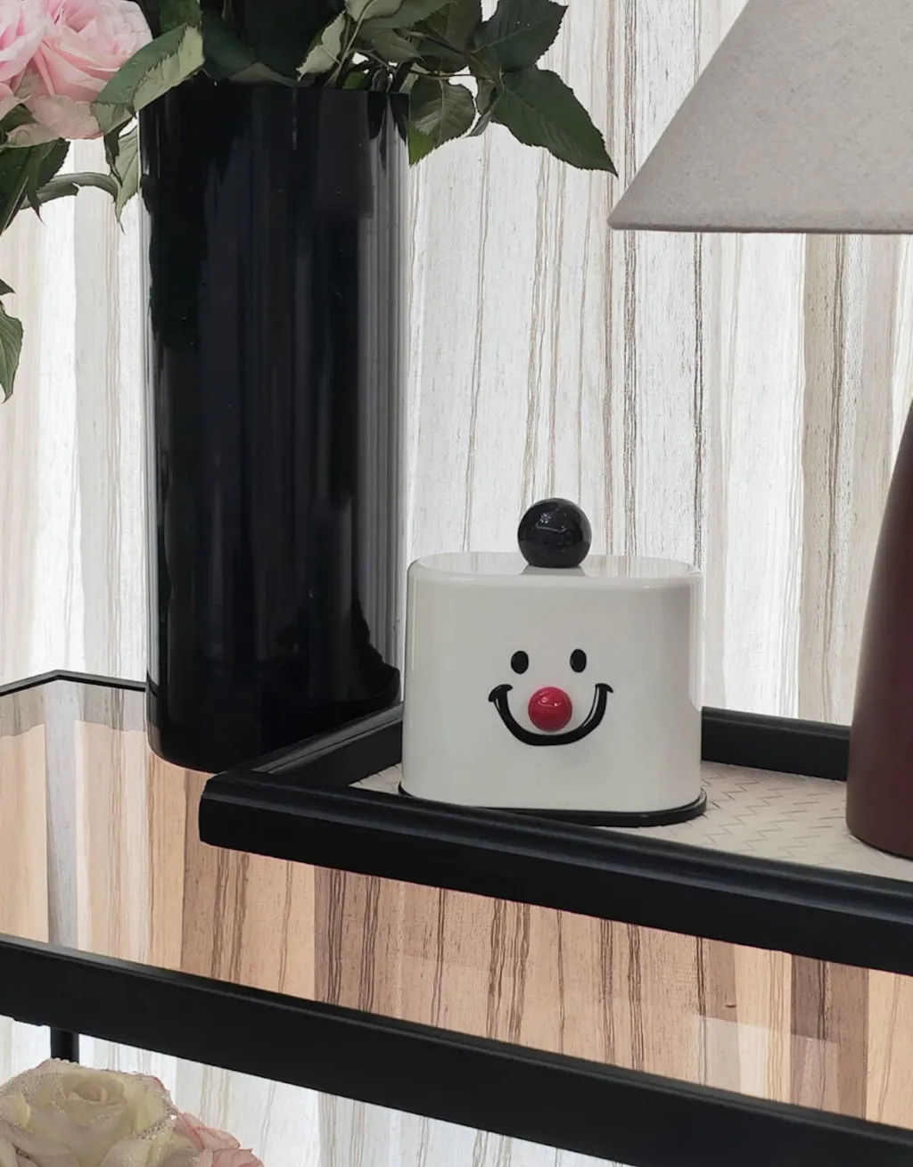 Smile Acrylic Makeup Storage Box