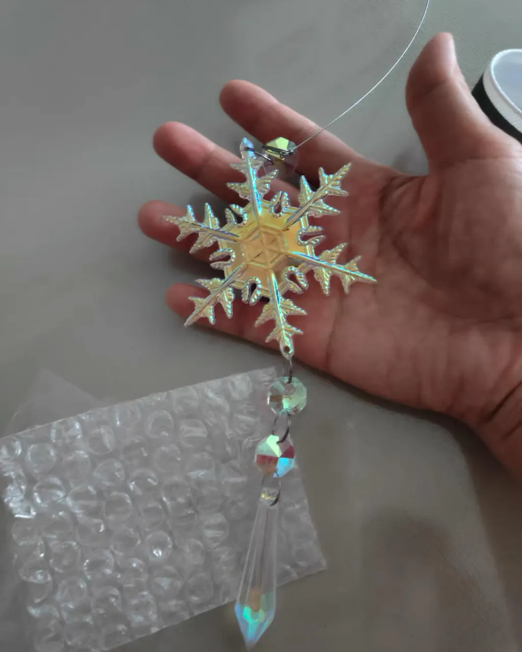 Snowflakes Crystal Suncatcher Hangings
