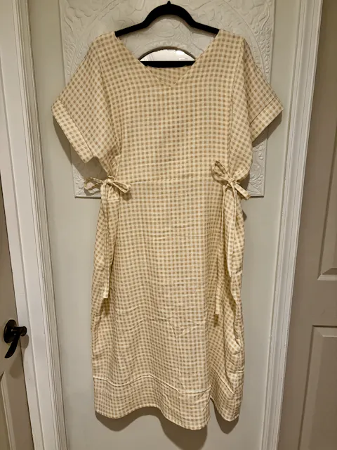 Sewing Therapy Tie Dress