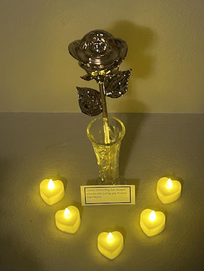 24K Gold Dipped Forever Rose