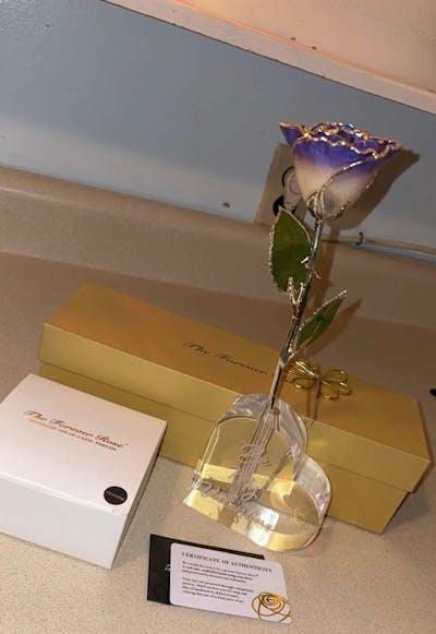 24K Gold Forever Rose - Golden Topaz (November Birthstone)