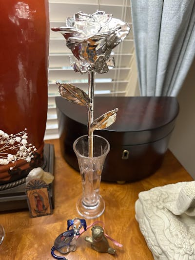 Clear Glass Bud Vase