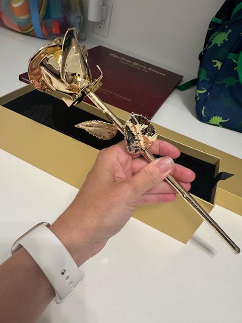 24K Gold Dipped Forever Rose