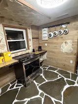 Hand Forged Hammered Finish Pot Rack -48"