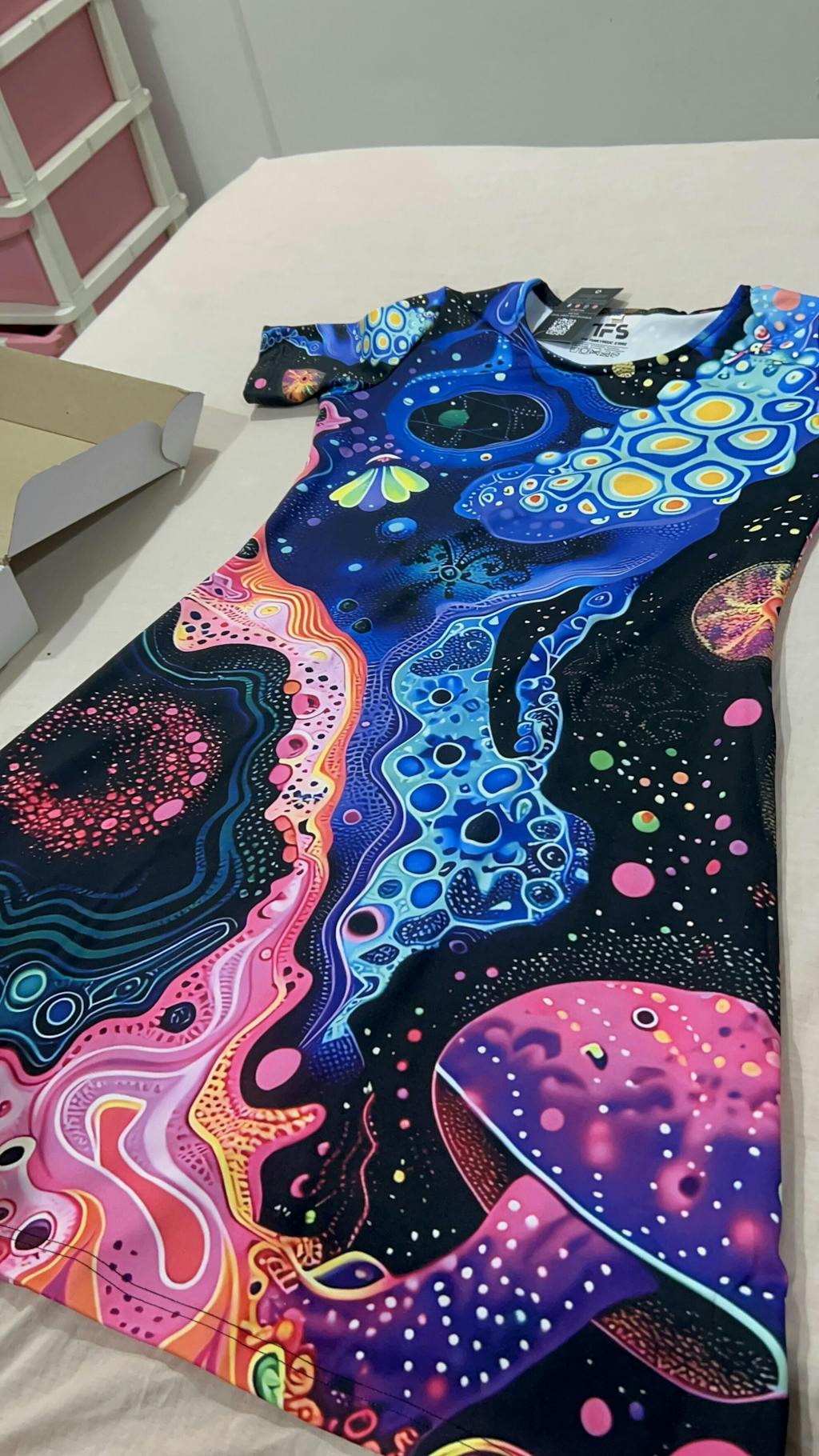 Women's Cosmic Mushroom A line Dress