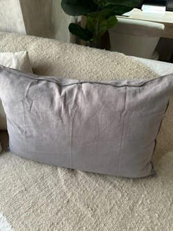 Linen Throw Pillow Cover