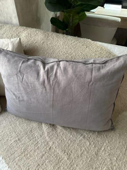 Linen Throw Pillow Cover