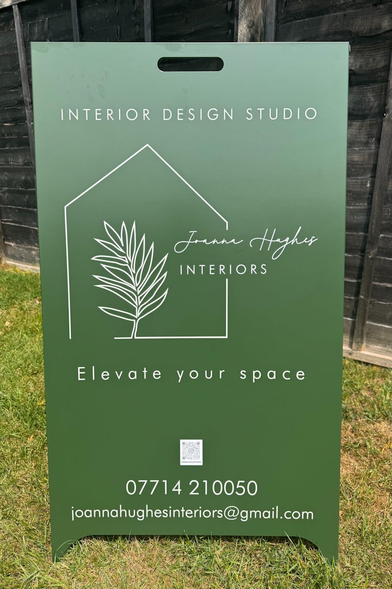 'The Fitzrovia' - Metal Pavement Sign (Any Colour)