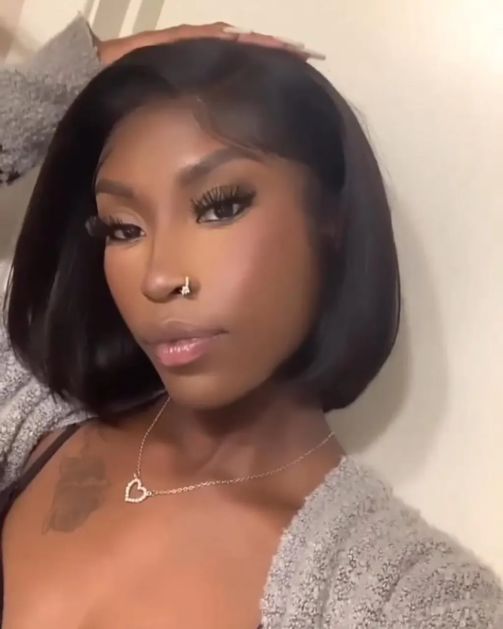 Bob 12 Inch Frontal Wig The Hairslangaz Extensions